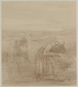 The Gleaners, 1800-talet. av Alphonse Legros