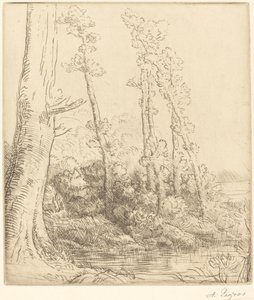 Lilla Pond La petite sto. av Alphonse Legros