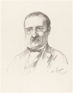 M. Champfleury, 1875. av Alphonse Legros
