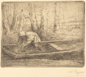 Man i Punt. av Alphonse Legros