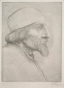 Man i kalot. av Alphonse Legros