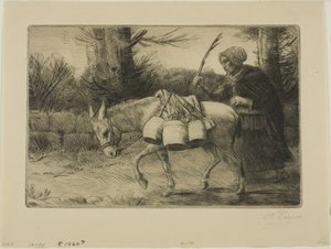 Mjölkerska av Alphonse Legros