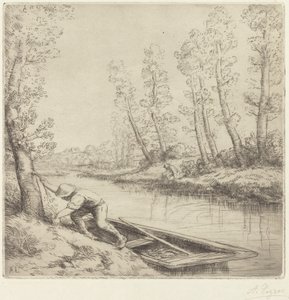 Morgon längs floden av Alphonse Legros