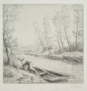 Morgon på floden Morgon på floden. av Alphonse Legros