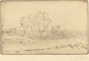 Nära Nortkerque (Pres de Nortkerque) av Alphonse Legros
