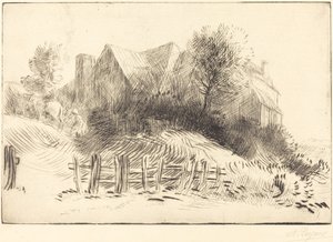 Old Inn Ett gammalt värdshus. av Alphonse Legros
