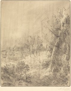 Gamla byn Gamla stan. av Alphonse Legros