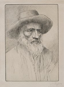 Bonde i Vogeserna. av Alphonse Legros