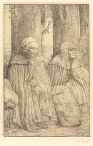 Bönder (bönder) av Alphonse Legros