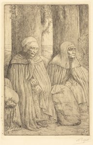 Bönder (Paysannes) av Alphonse Legros
