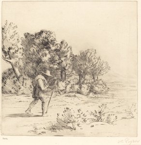 Handlare Handlaren. av Alphonse Legros