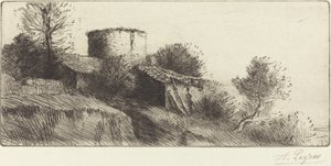 Pigeon Tower Duvatornet. av Alphonse Legros