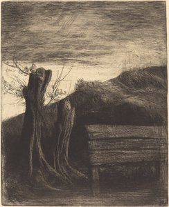 Pollard Willows Les saules tetards. av Alphonse Legros
