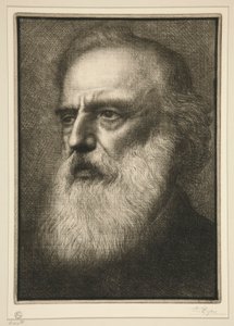 Porträtt av av Alphonse Legros