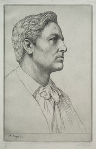 Porträtt av Sir Charles Holroyd av Alphonse Legros