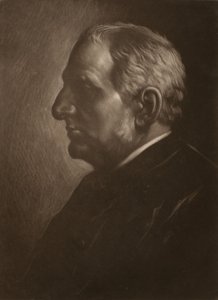 Porträtt av Sir Francis Seymour Hayden av Alphonse Legros