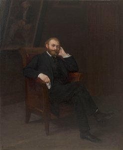 Porträtt av konstnären Édouard Manet 1832-1883, 1863. av Alphonse Legros