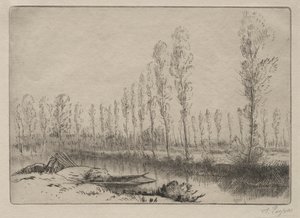 Nära Amiens, torvmossar av Alphonse Legros