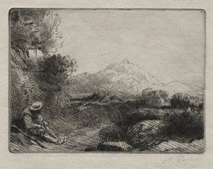 Resten av resenären av Alphonse Legros