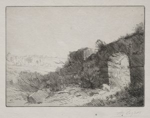 romerska ruiner av Alphonse Legros