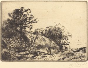 Rustik Scen Scen rustik. av Alphonse Legros