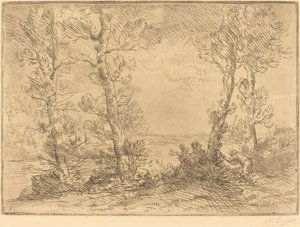 Laxfiskare Laxfiskaren. av Alphonse Legros