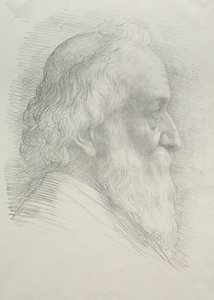 Självporträtt (10:e plattan) av Alphonse Legros