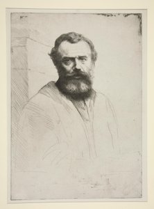 Självporträtt av Alphonse Legros