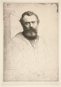 Självporträtt av Alphonse Legros