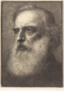 Självporträtt, 4:e plattan. av Alphonse Legros
