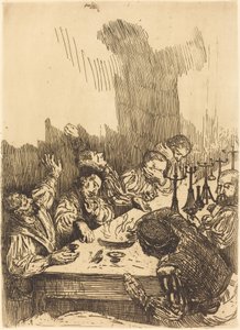 Skugga (Ombre) av Alphonse Legros