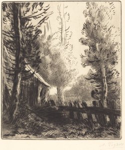 Shed (Le hangar) av Alphonse Legros