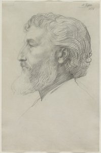 Sir Frederick Leighton av Alphonse Legros