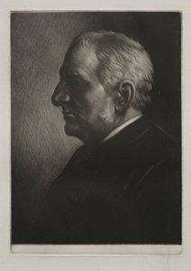 Sir Seymour Haden. av Alphonse Legros