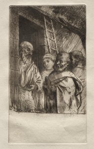 St. Peter och St. Paul vid porten till Bonhomme Misère av Alphonse Legros