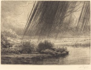 Storm av Alphonse Legros
