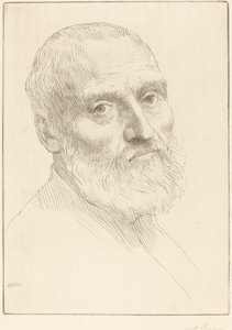 Studie för Head of a Man (Etude de tete d