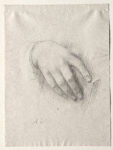 Studie av händer. av Alphonse Legros