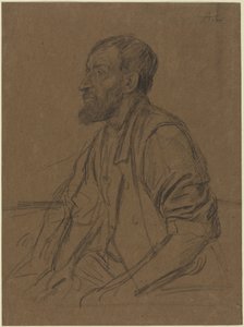 Studie av en arbetare av Alphonse Legros
