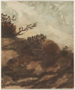 Sunset Over the Hill, sista halvan av 1800-talet. av Alphonse Legros