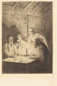 De fattigas måltid av Alphonse Legros