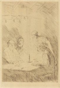 De fattigas måltid av Alphonse Legros
