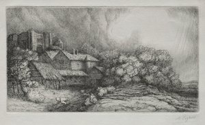 Abbey Farm av Alphonse Legros