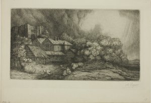 Abbey Farm av Alphonse Legros