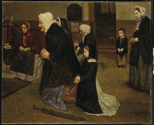Angelus, 1859 av Alphonse Legros