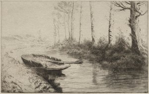 Kanalen, morgon. av Alphonse Legros