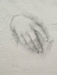 Nora E. Legros hand av Alphonse Legros