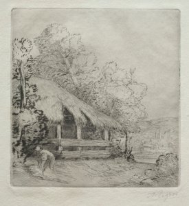 The Little Shed (Le Petit Hangar) av Alphonse Legros