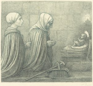 Krubban La creche. av Alphonse Legros