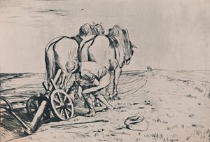 The Plough, mitten av slutet av 1800-talet, 1946 av Alphonse Legros